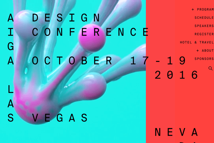 AIGA Dedisgn Conference website preview